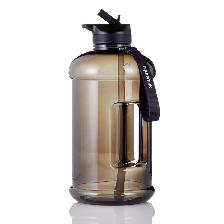 Half Gallon Water Bottle - Black Transparent (Bottle Only)